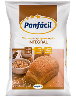 Mistura para o preparo de Pão Integral Panfácil 5kg