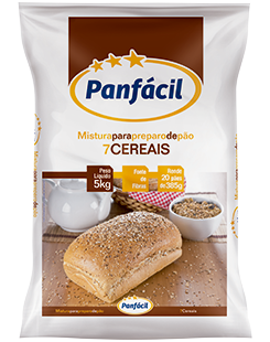 Mistura para o preparo de Pão 7 Cereais Panfácil 5kg